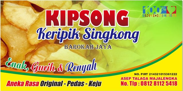 Detail Poster Keripik Singkong Nomer 17