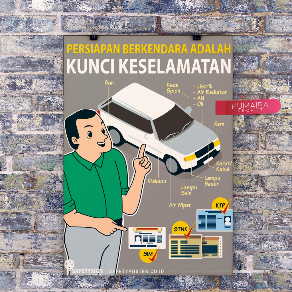 Detail Poster Keselamatan Di Jalan Raya Nomer 8