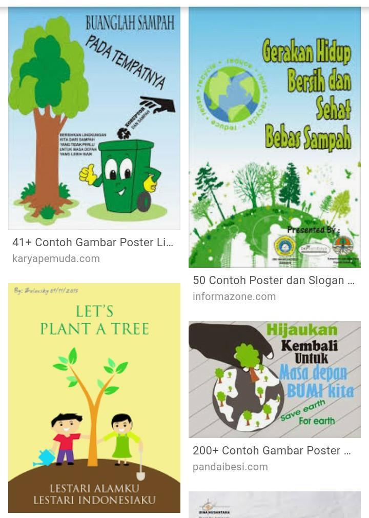 Detail Poster Lingkungan Yang Mudah Digambar Nomer 34