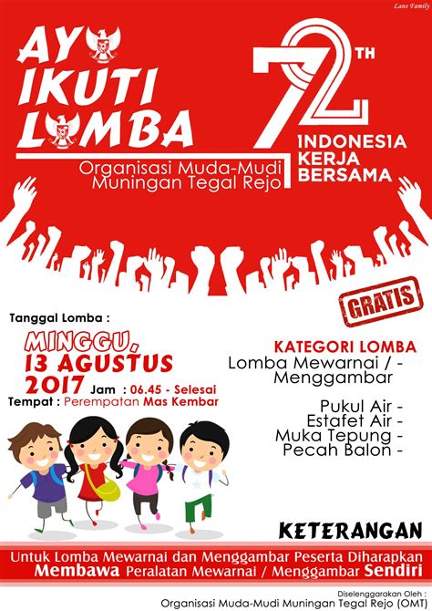 Detail Poster Lomba 17 Agustus Cdr Nomer 48