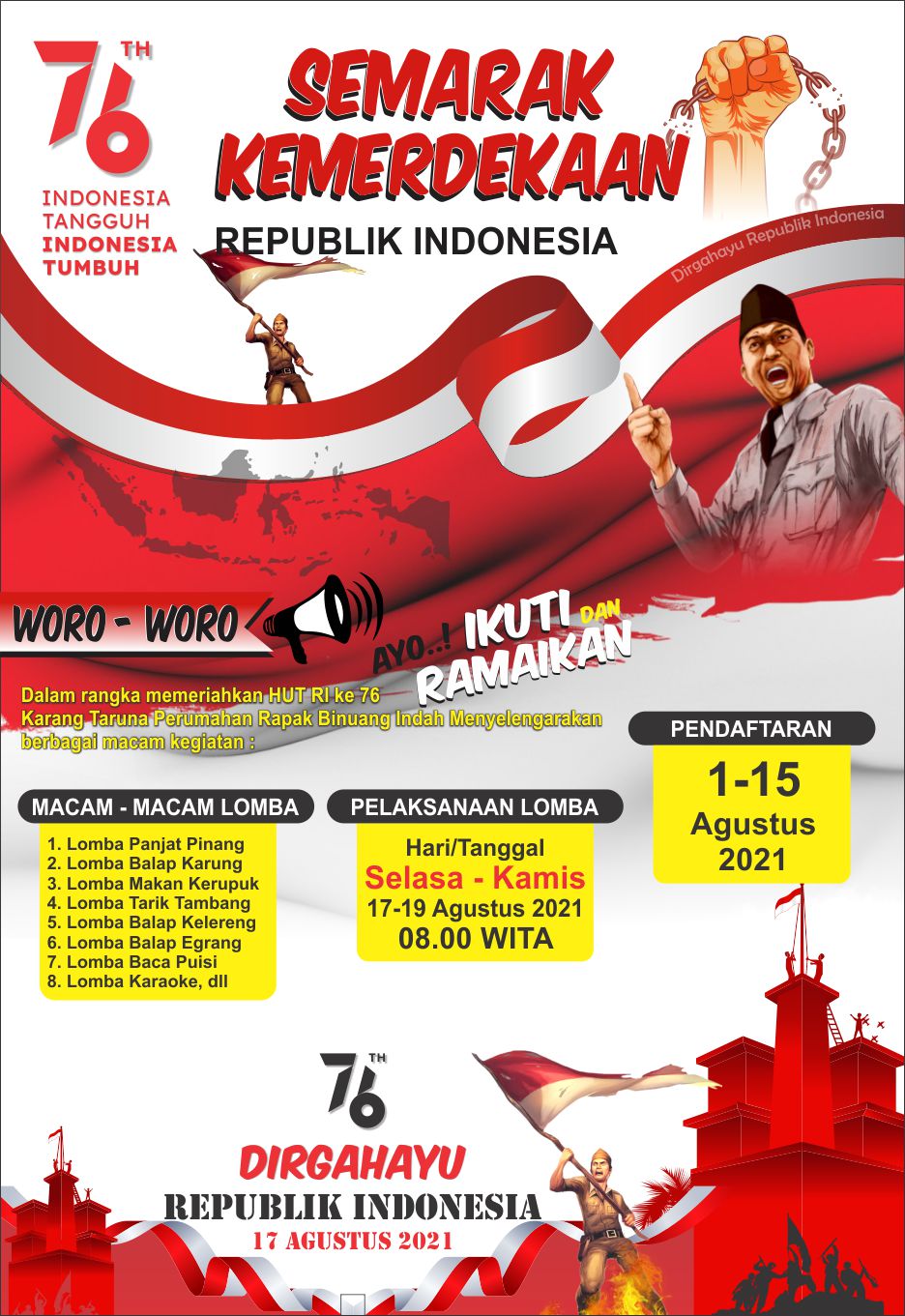 Detail Poster Lomba 17 Agustus Cdr Nomer 7
