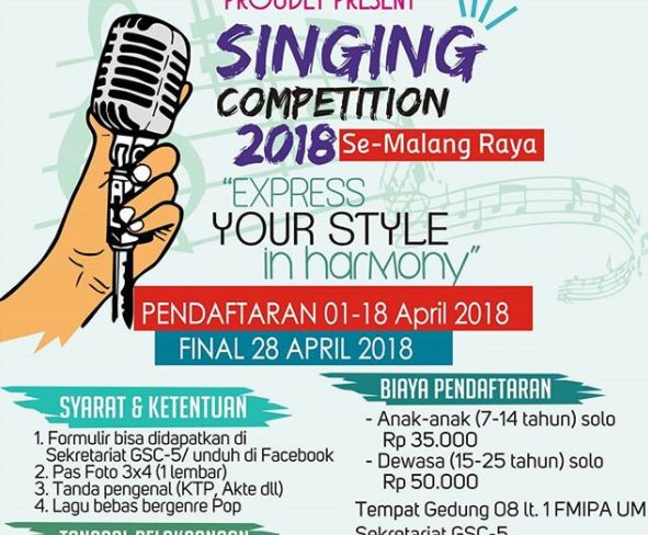 Detail Poster Lomba Menyanyi Nomer 9