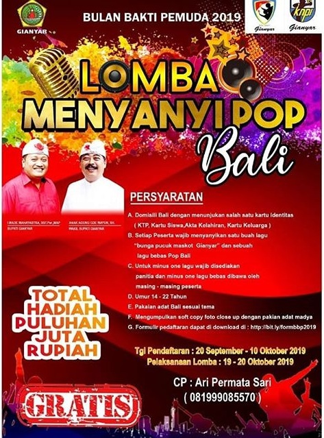 Detail Poster Lomba Menyanyi Nomer 14