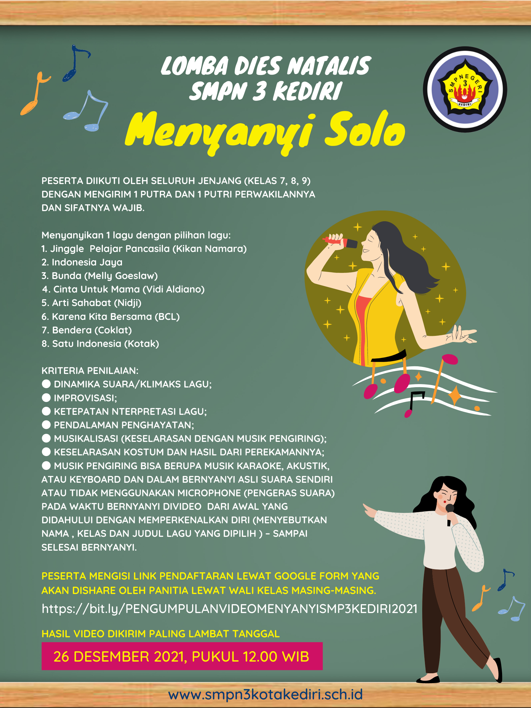 Detail Poster Lomba Menyanyi Nomer 40