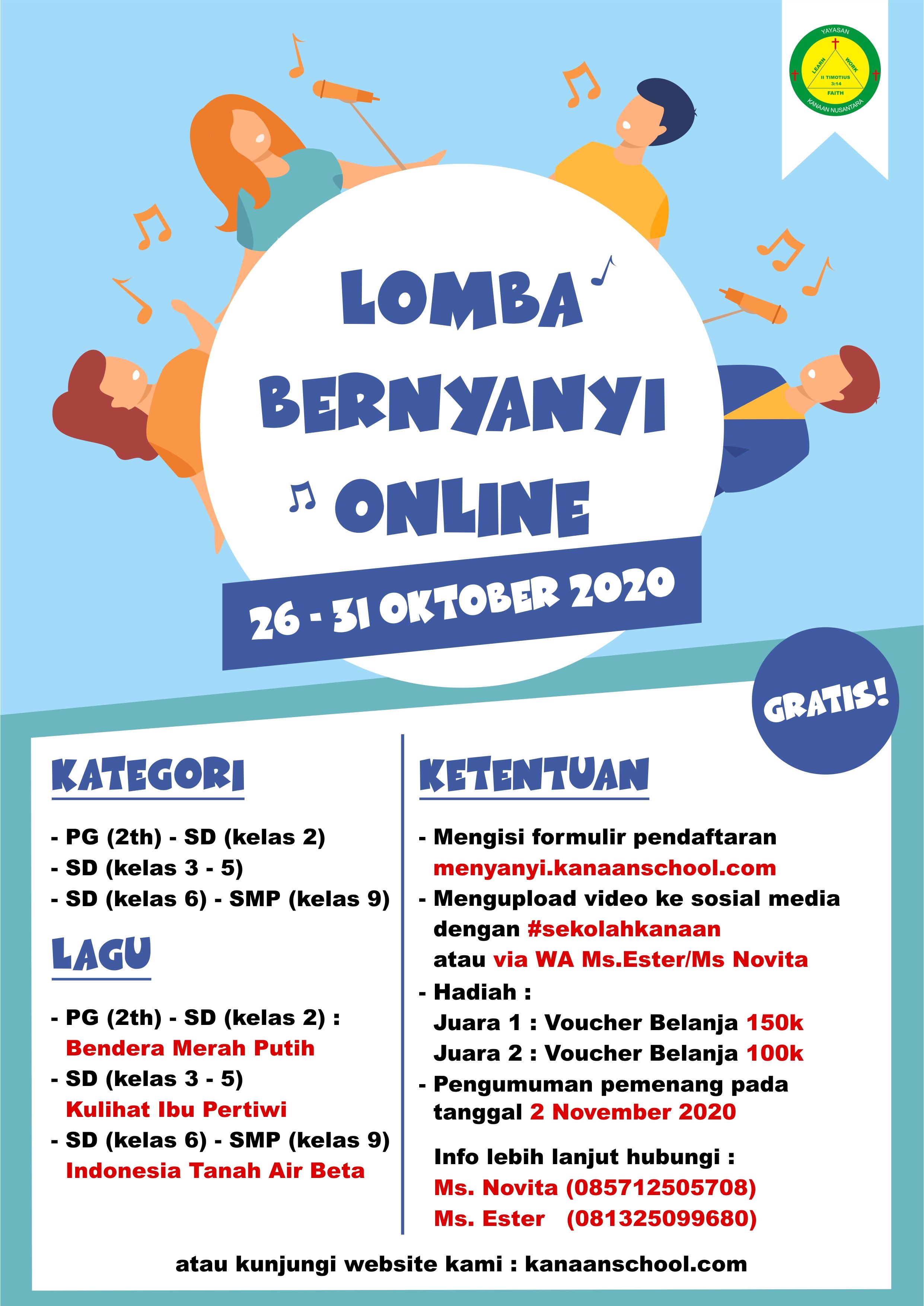 Detail Poster Lomba Menyanyi Nomer 4