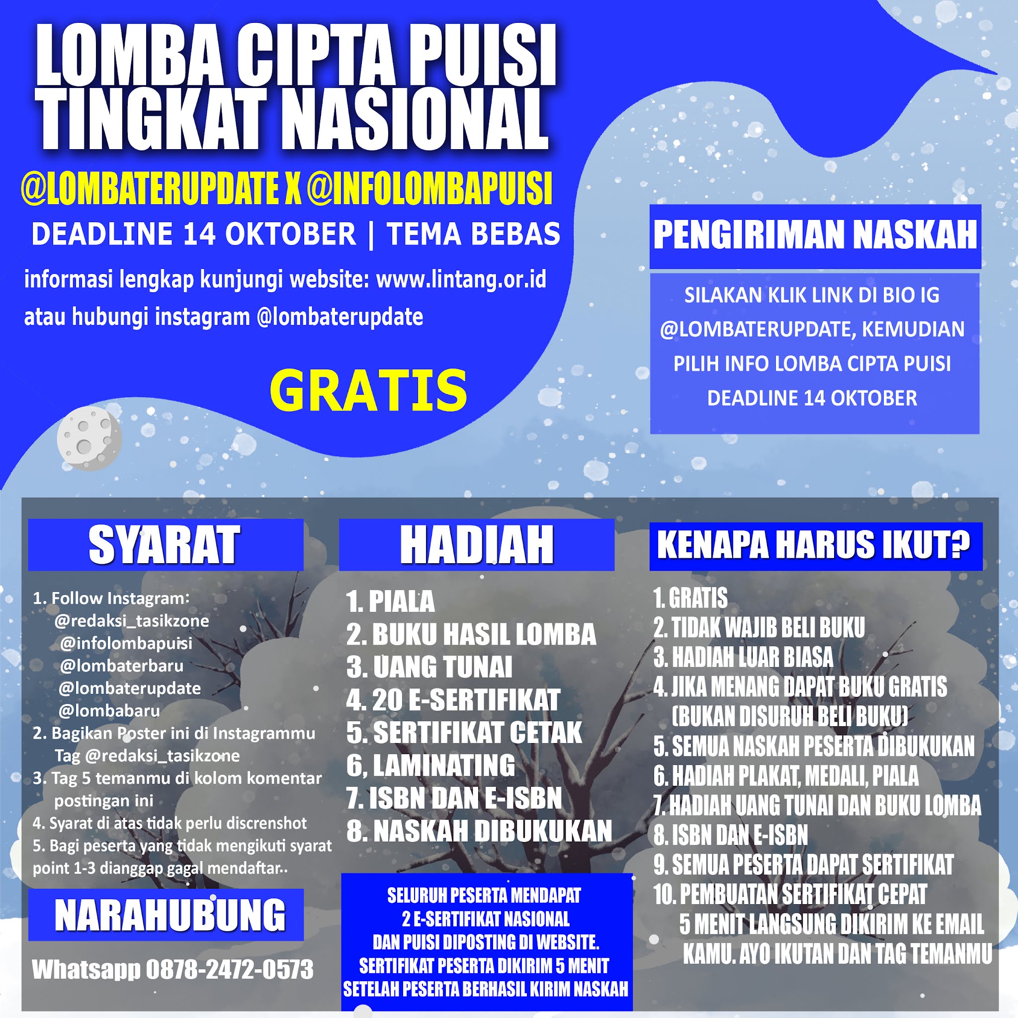 Detail Poster Lomba Puisi Nomer 36