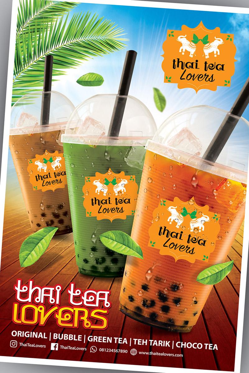 Detail Poster Minuman Thai Tea Nomer 32