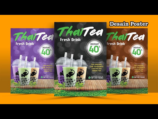 Detail Poster Minuman Thai Tea Nomer 33