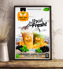 Detail Poster Minuman Thai Tea Nomer 7