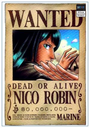 Detail Poster One Piece Wanted Nomer 30