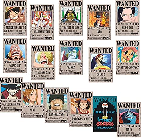 Detail Poster One Piece Wanted Nomer 5