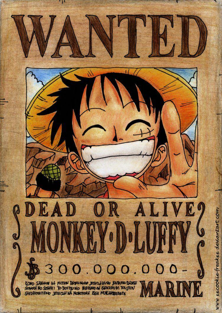 Detail Poster One Piece Wanted Nomer 44