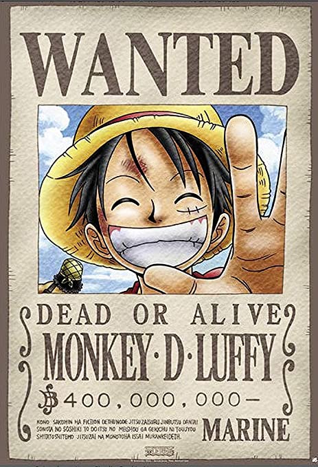 Detail Poster One Piece Wanted Nomer 9