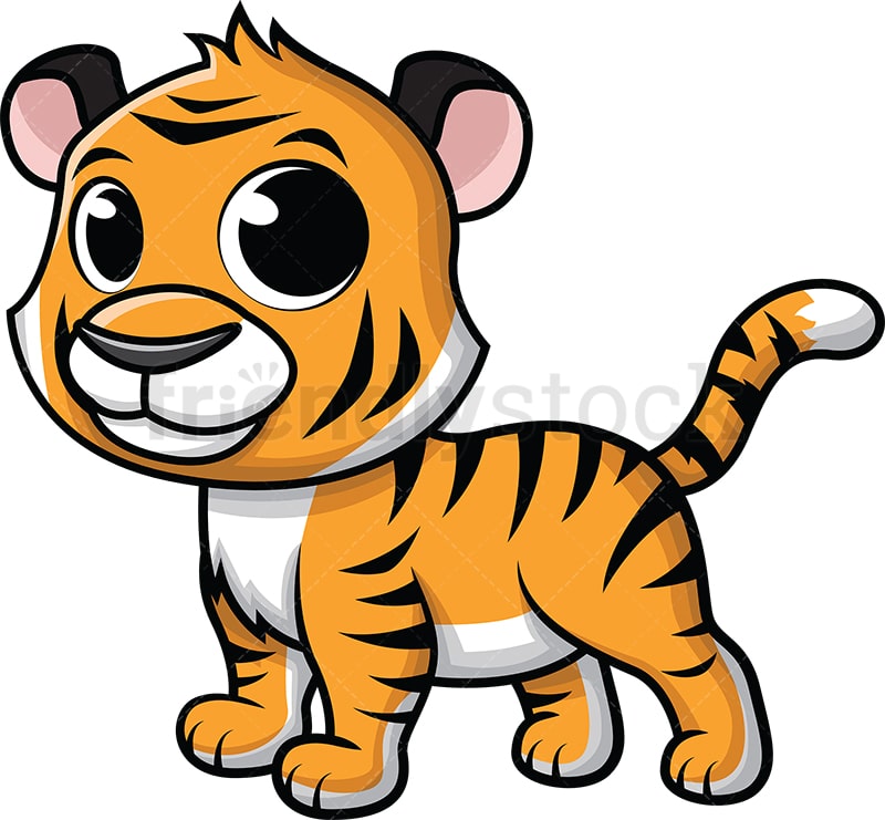 Detail Augen Zu Kleiner Tiger Nomer 8