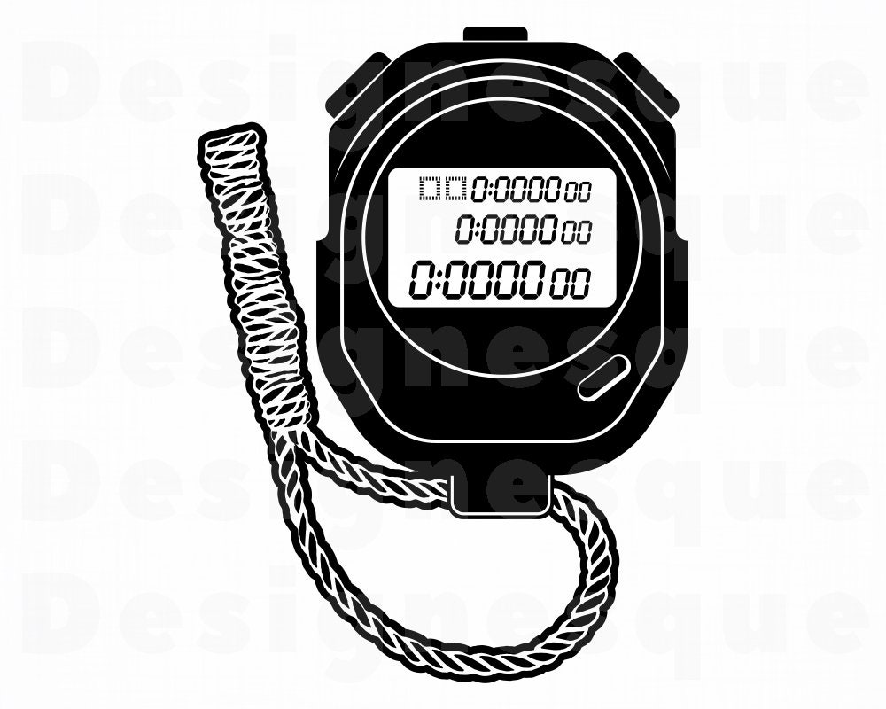 Detail Digital Stopwatch Clipart Nomer 11