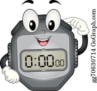 Detail Digital Stopwatch Clipart Nomer 8