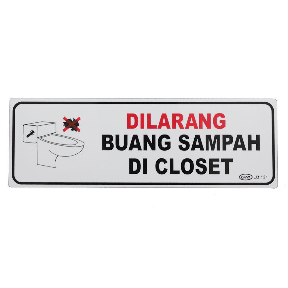 Detail Dilarang Buang Sampah Di Kloset Nomer 26