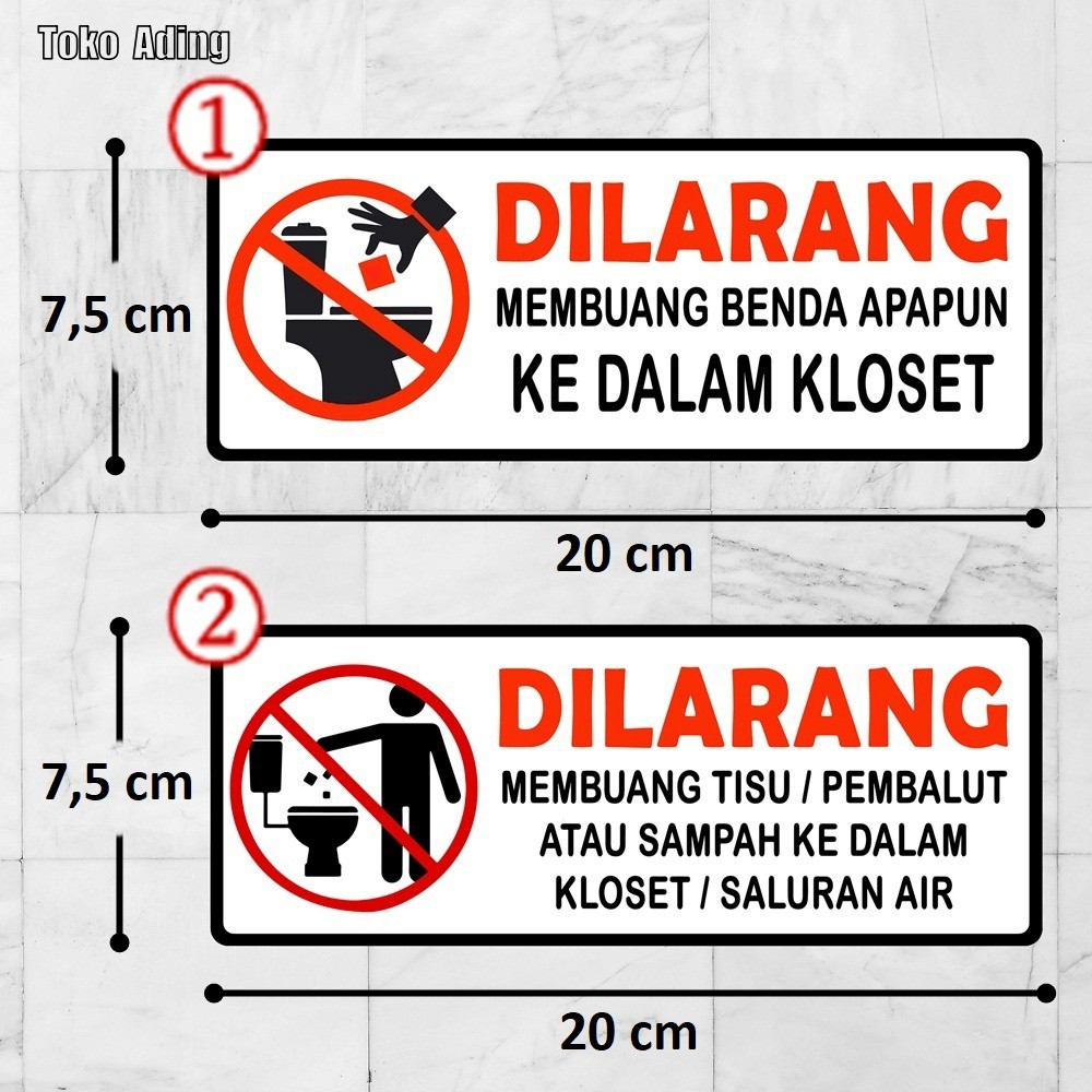 Detail Dilarang Buang Sampah Di Kloset Nomer 39