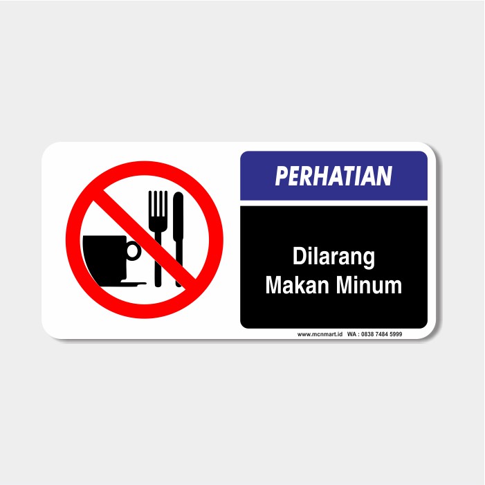 Detail Dilarang Makan Dan Minum Nomer 11