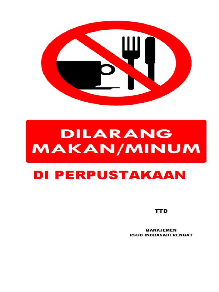 Detail Dilarang Makan Dan Minum Nomer 14