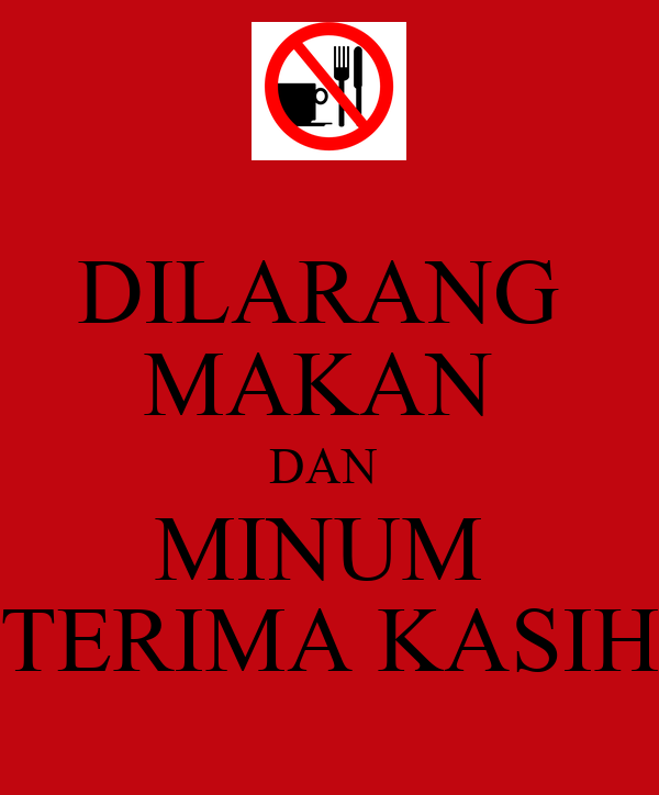 Detail Dilarang Makan Dan Minum Nomer 20