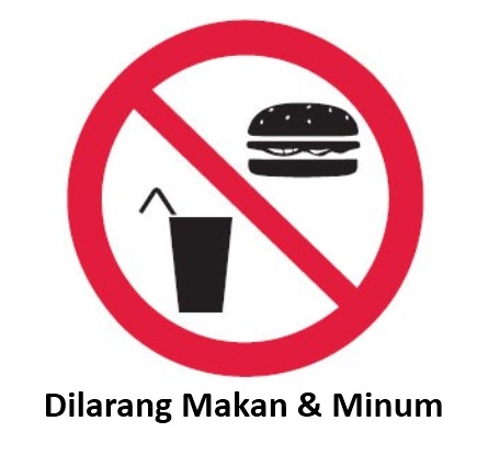 Detail Dilarang Makan Dan Minum Nomer 29