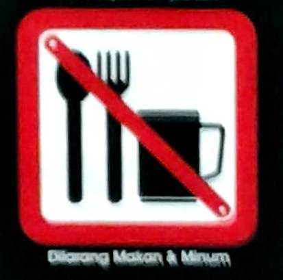 Detail Dilarang Makan Dan Minum Nomer 33