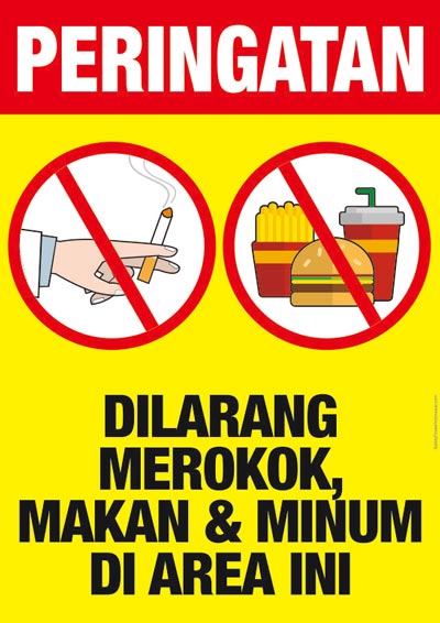 Detail Dilarang Makan Dan Minum Nomer 7