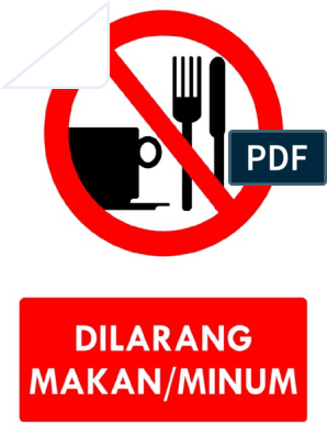 Detail Dilarang Makan Dan Minum Nomer 9