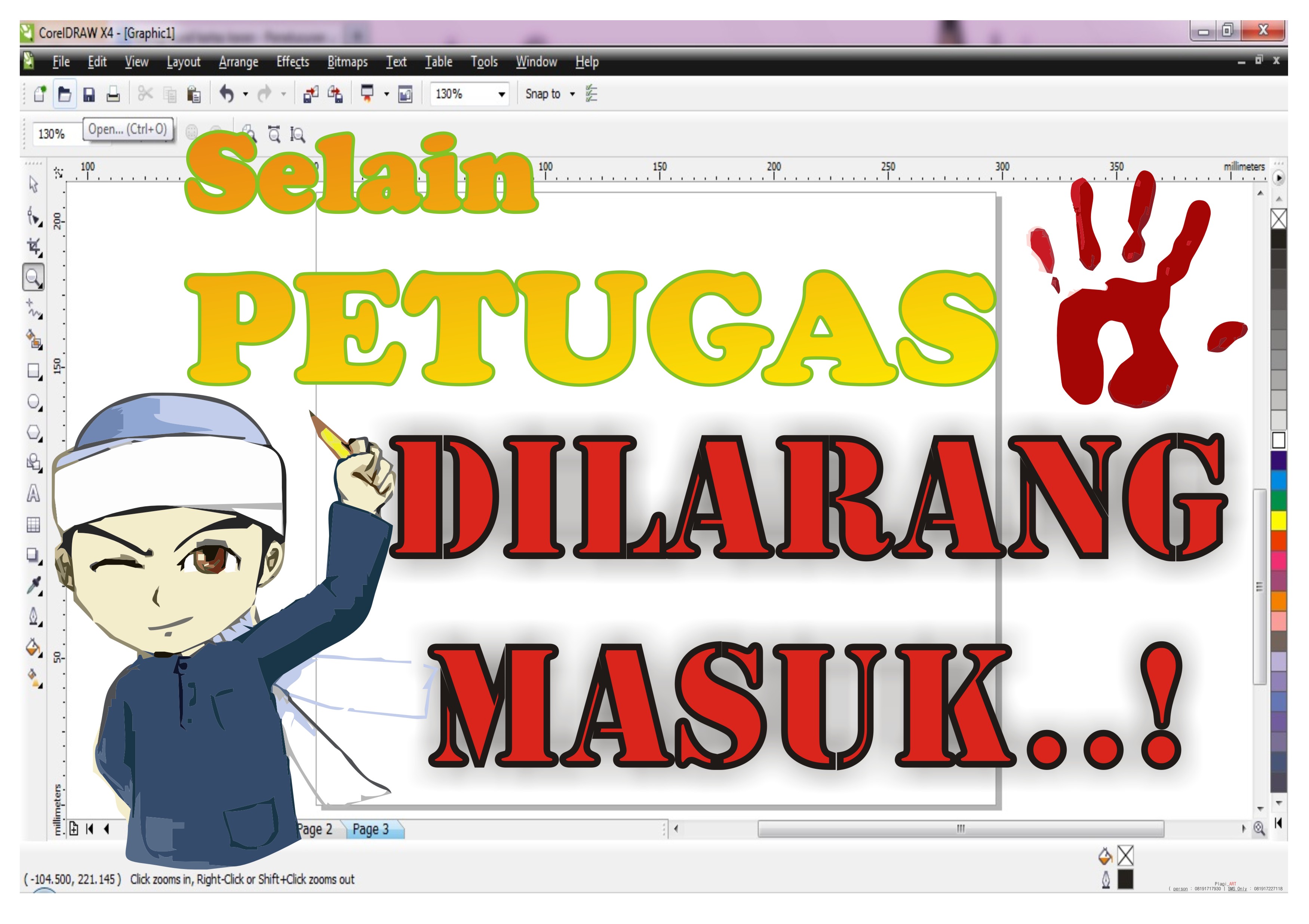 Detail Dilarang Masuk Selain Petugas Nomer 45