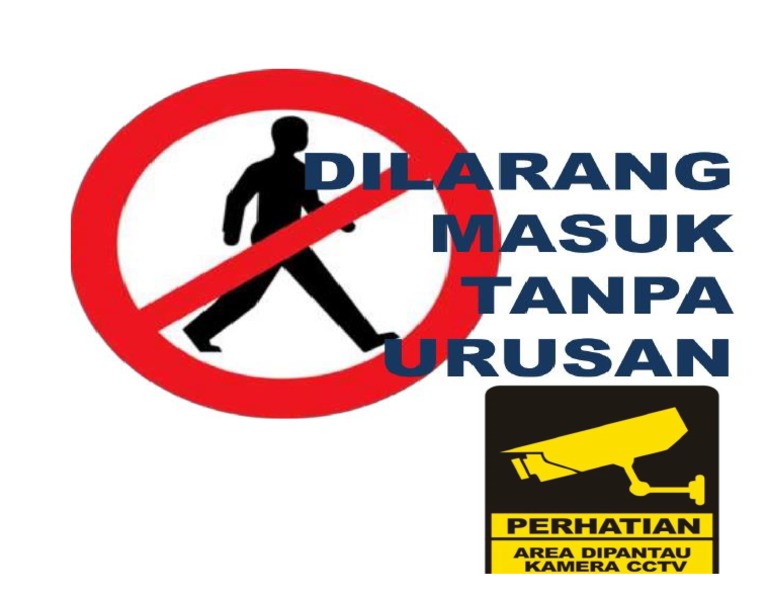 Detail Dilarang Masuk Tanpa Urusan Nomer 12