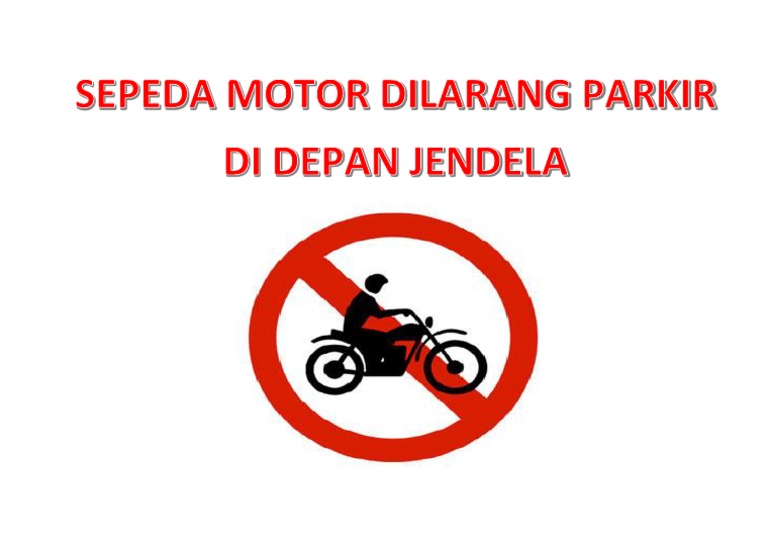 Detail Dilarang Parkir Motor Nomer 19