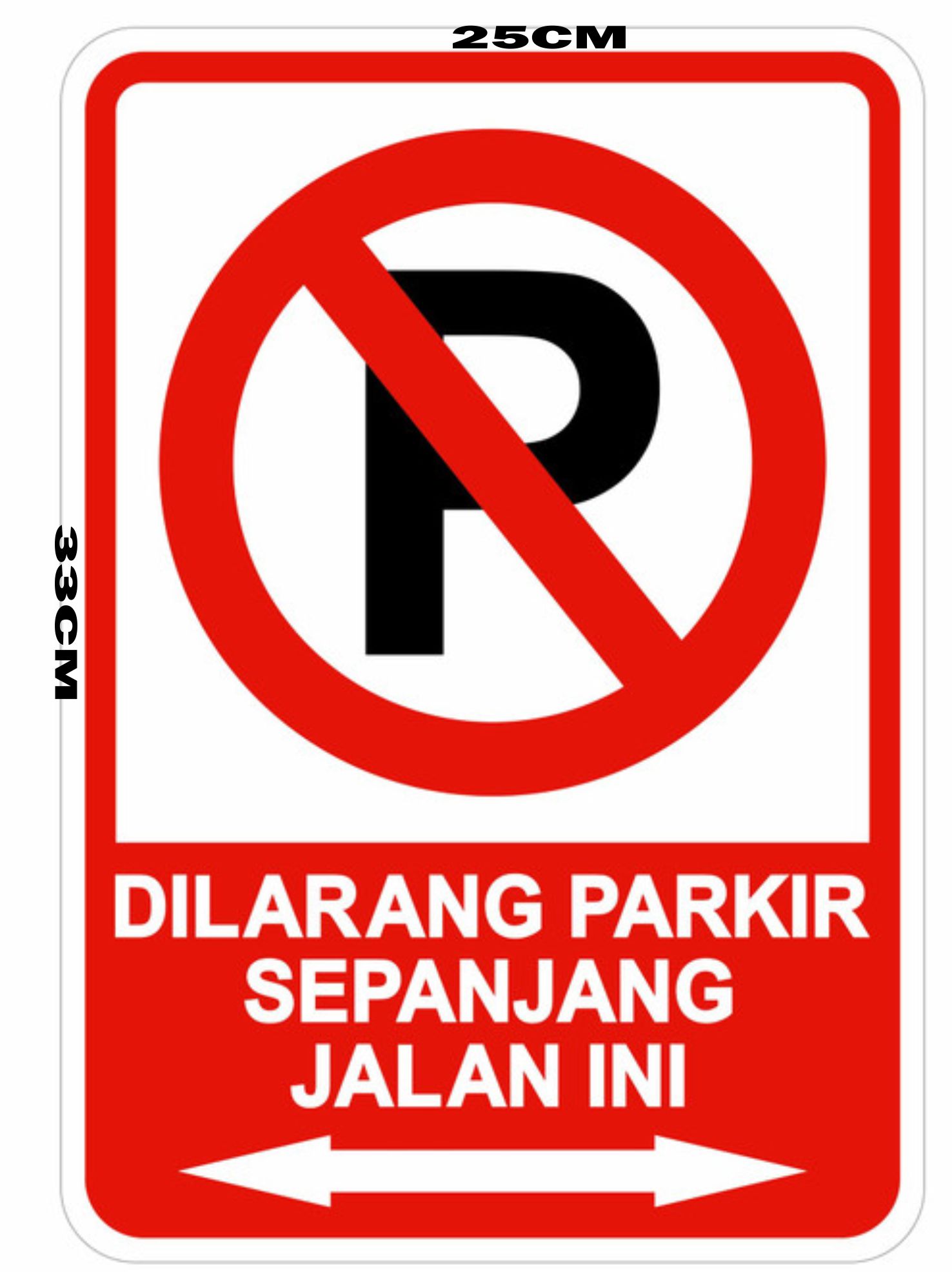 Detail Dilarang Parkir Motor Nomer 20