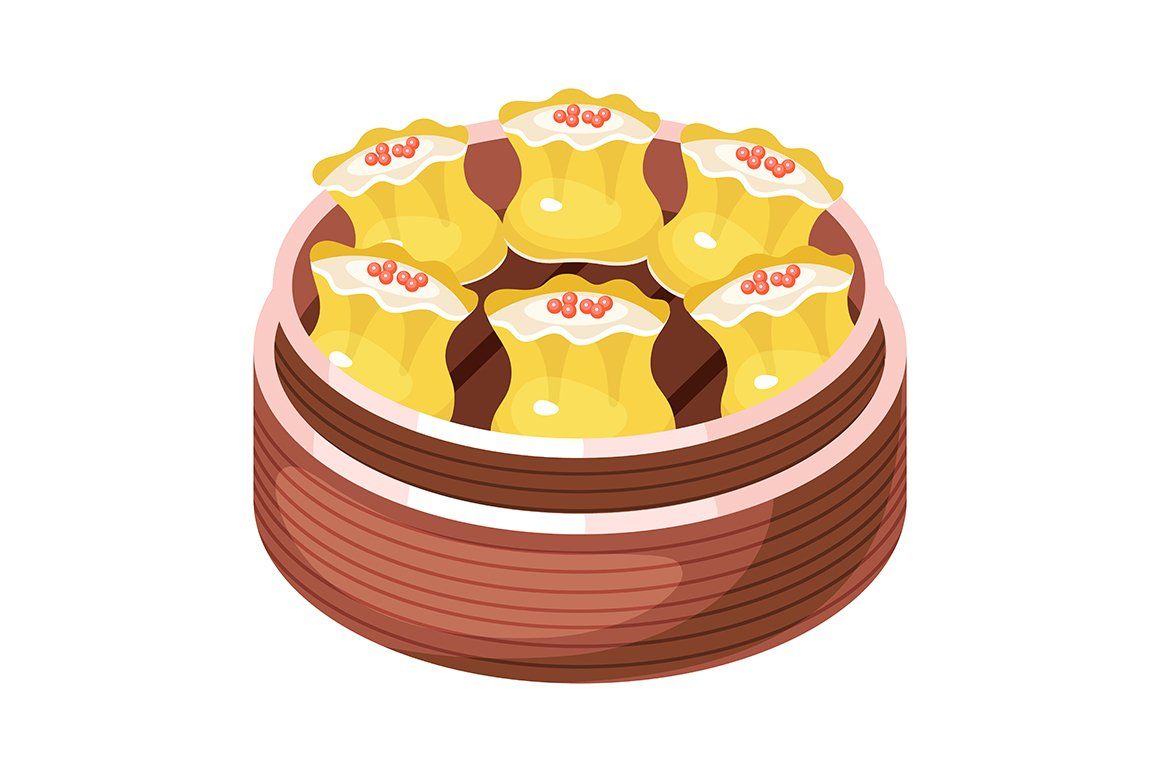 Detail Dim Sum Vector Png Nomer 2