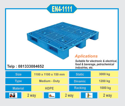 Detail Dimensi Pallet Plastik Nomer 22