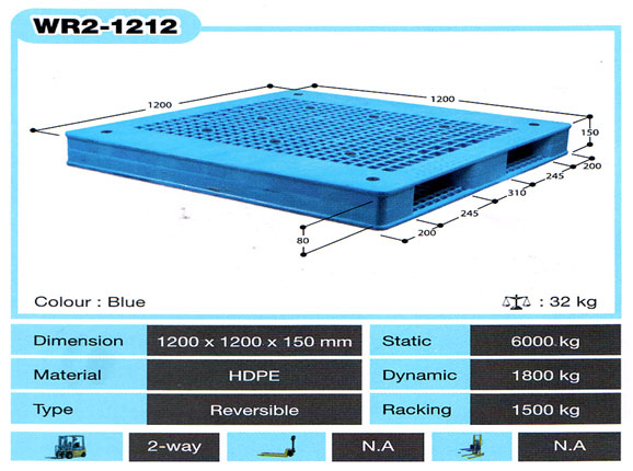 Detail Dimensi Pallet Plastik Nomer 35