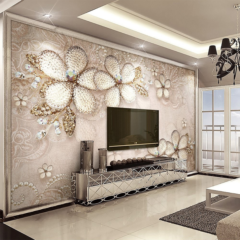 Detail Dinding 3d Wallpaper Ruang Tamu Mewah 3d Nomer 40