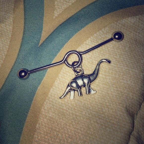 Detail Dinosaur Industrial Piercing Nomer 9