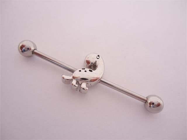 Detail Dinosaur Industrial Piercing Nomer 3