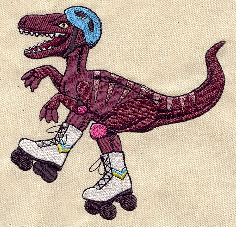 Detail Dinosaur On Roller Skates Nomer 54