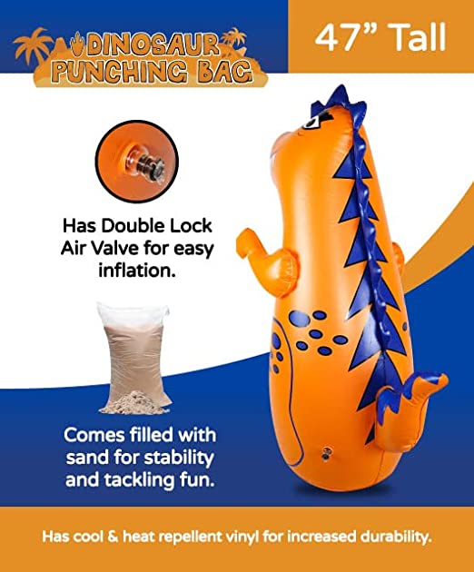 Detail Dinosaur Punching Bag Nomer 54