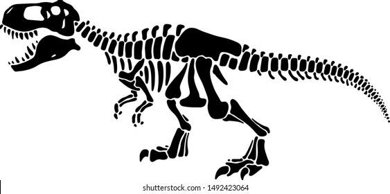 Detail Dinosaur Skeleton Clipart Nomer 7