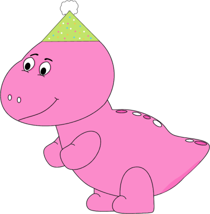 Detail Dinosaur With Birthday Hat Clipart Nomer 36