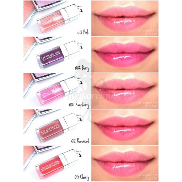 Detail Dior Raspberry Lip Oil Nomer 24