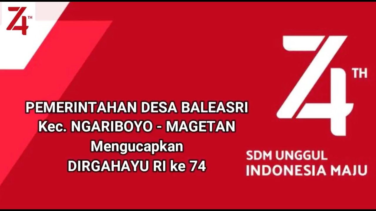 Detail Dirgahayu Hut Ri Ke 74 Nomer 33