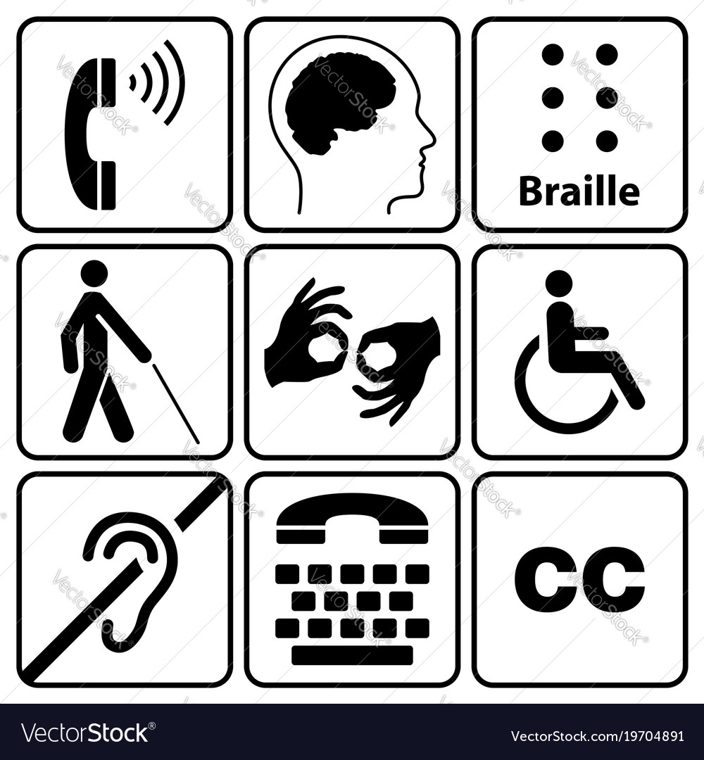 Detail Disability Signs And Symbols Nomer 5