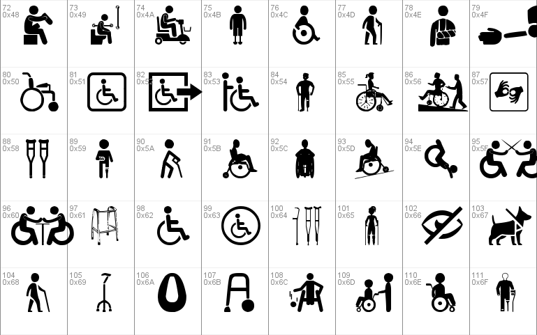 Detail Disabled Icon Nomer 34