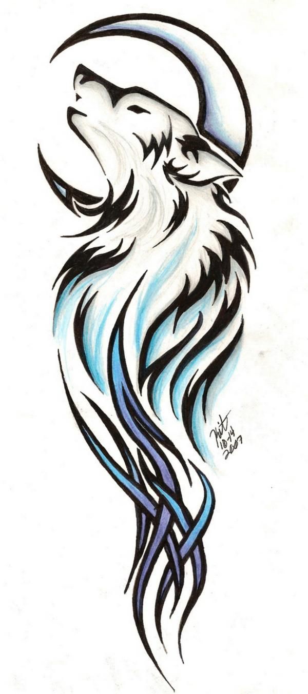 Detail Evil Wolf Tattoo Designs Nomer 9