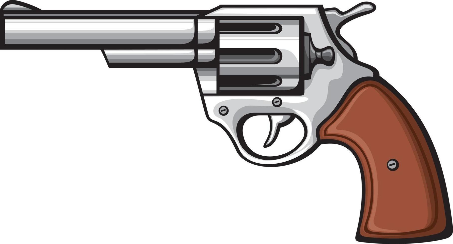 Detail Pistol Vector Nomer 2