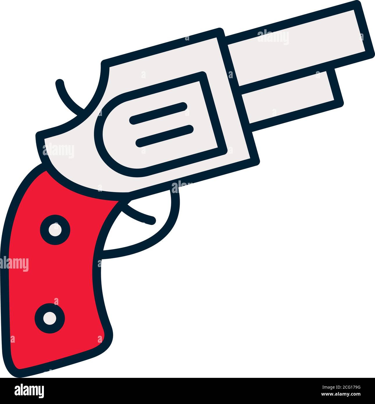Detail Pistol Vector Nomer 9
